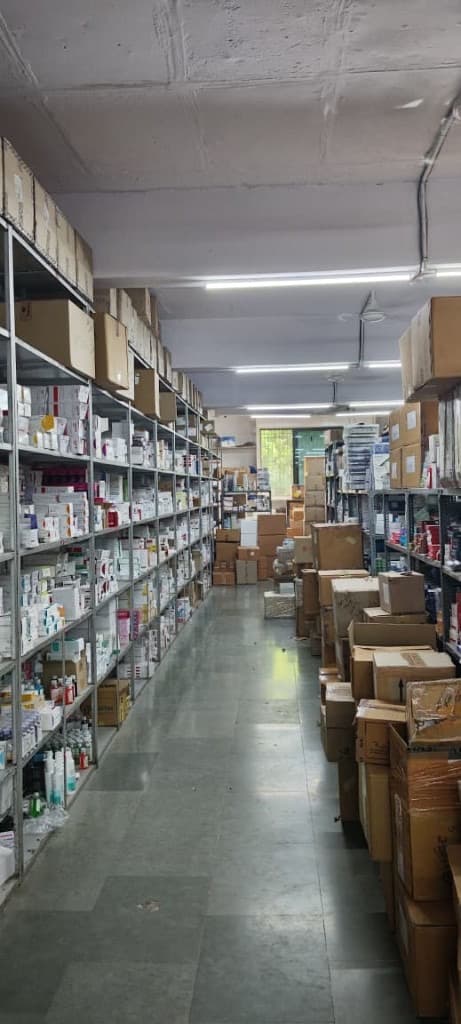 Warehouse Aisle — Inventory Storage